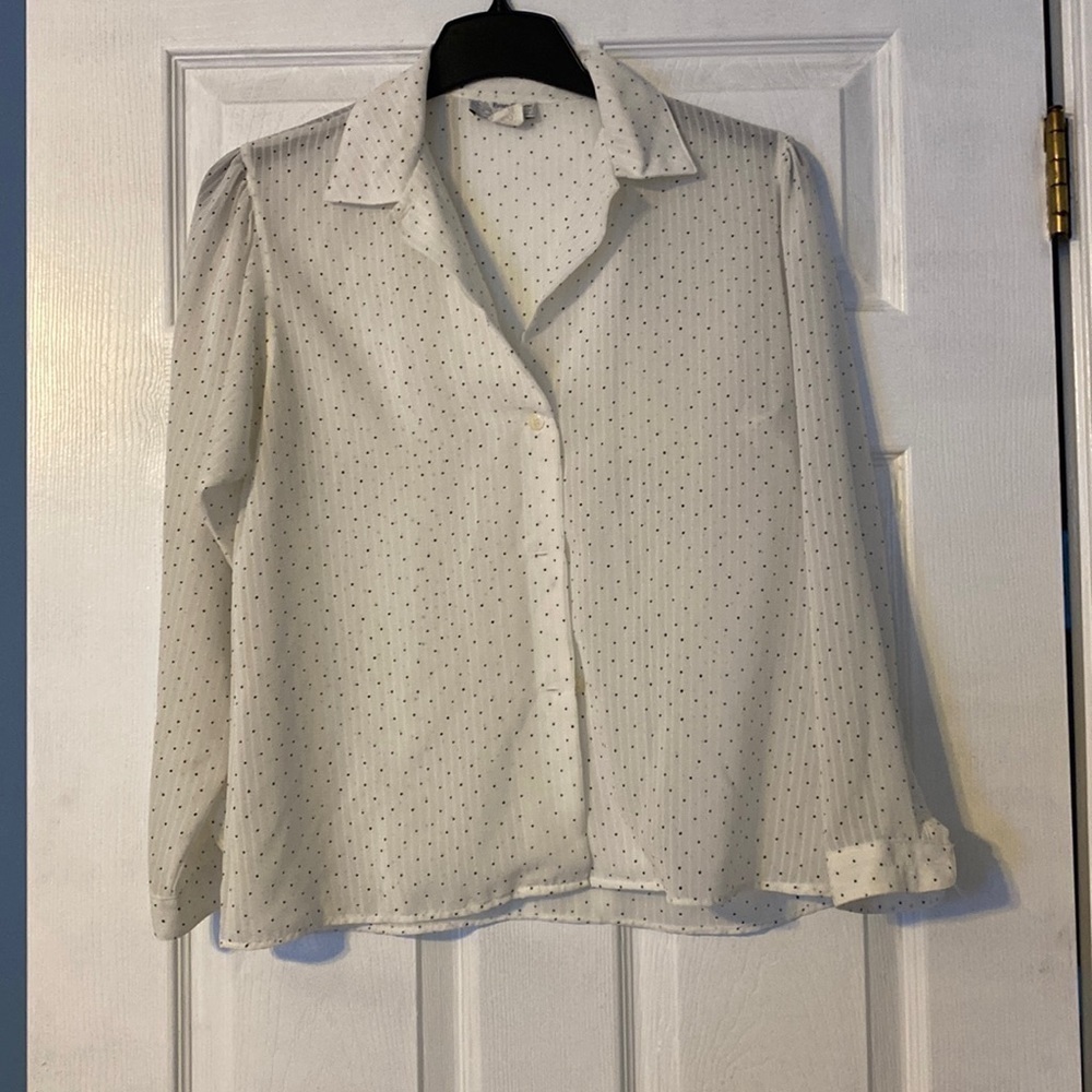 𝅺evan-picone womens top; size 10 petite